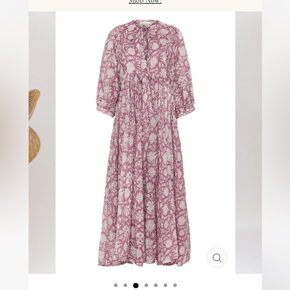 Daughters of India - Kyra Midi Dress - Musk - Picture 2 of 5